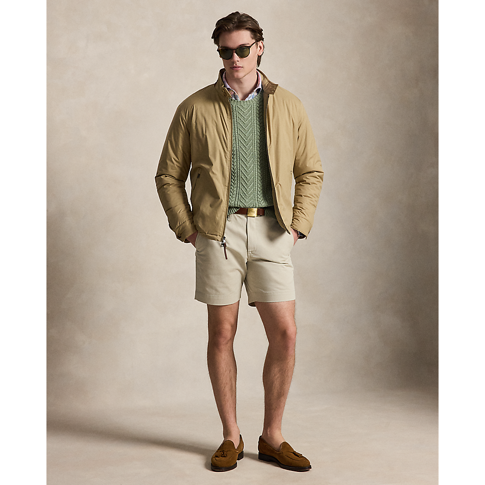 PRL Aran-Knit Cotton-Linen Sweater/Pulover 710B17977001
