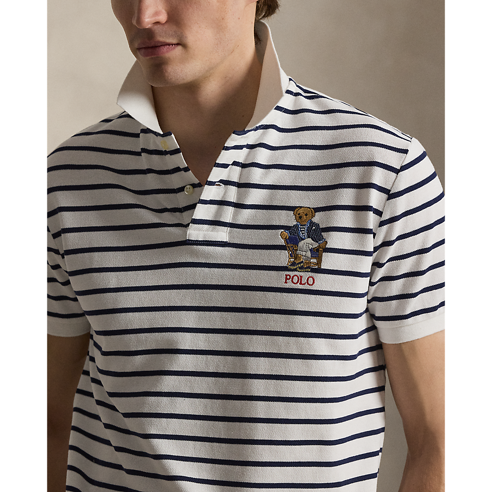 PRL Custom Slim Fit Polo Bear Polo Shirt/Polo majica 710B18545001