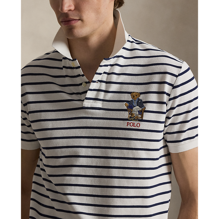 PRL Custom Slim Fit Polo Bear Polo Shirt/Polo majica 710B18545001