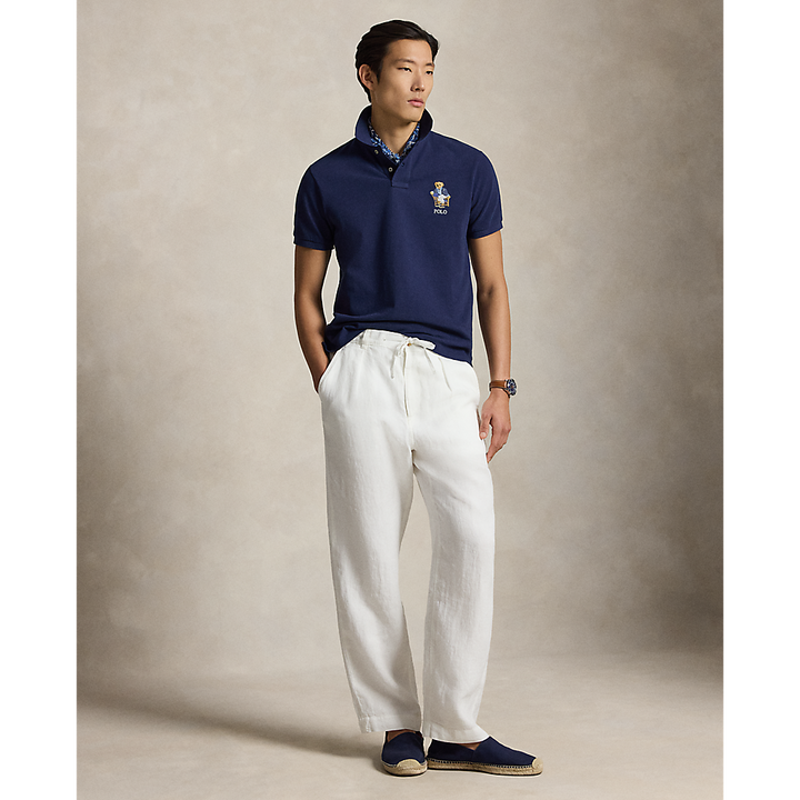 PRL Custom Slim Fit Polo Bear Polo Shirt/Polo majica 710B18546001