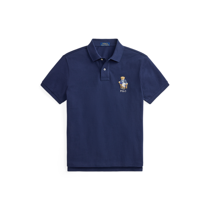 PRL Custom Slim Fit Polo Bear Polo Shirt/Polo majica 710B18546001