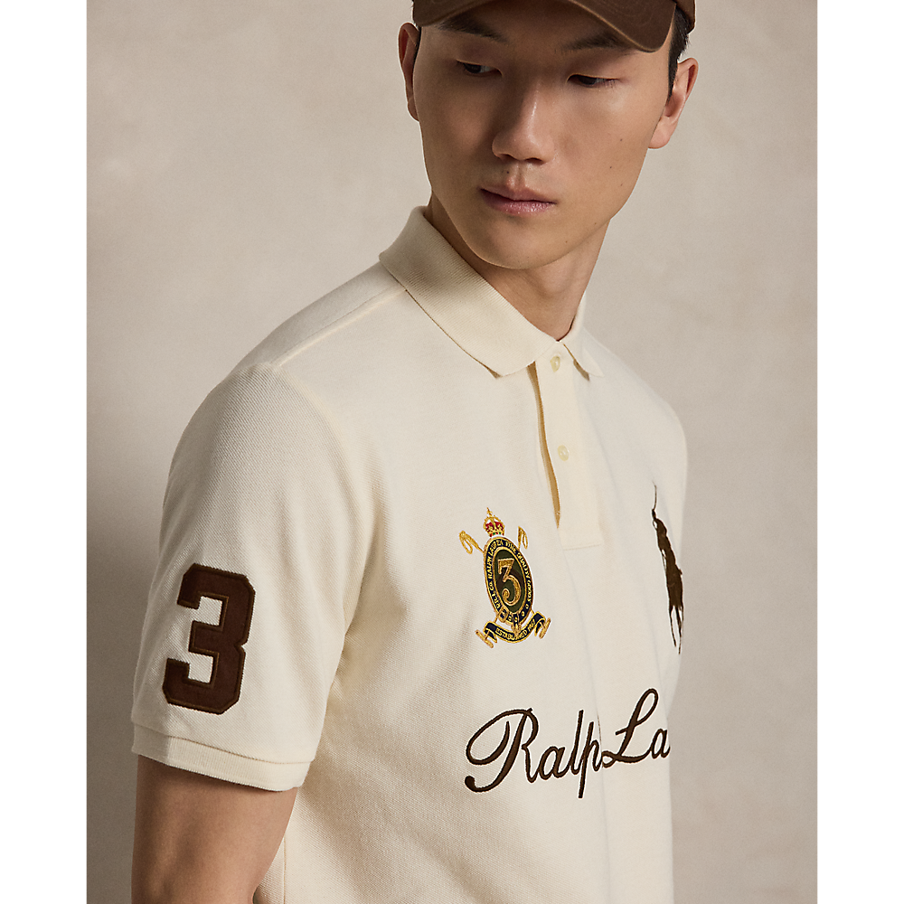 PRL Classic Fit Big Pony Mesh Polo Shirt/Polo majica 710B20009001