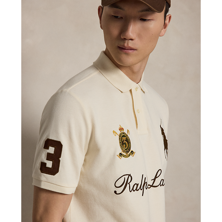PRL Classic Fit Big Pony Mesh Polo Shirt/Polo majica 710B20009001