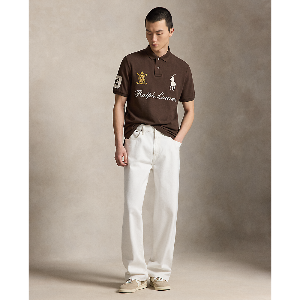 PRL Classic Fit Big Pony Mesh Polo Shirt/Polo majica 710B20009002