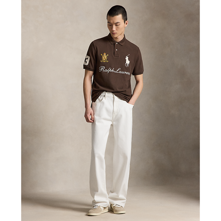 PRL Classic Fit Big Pony Mesh Polo Shirt/Polo majica 710B20009002