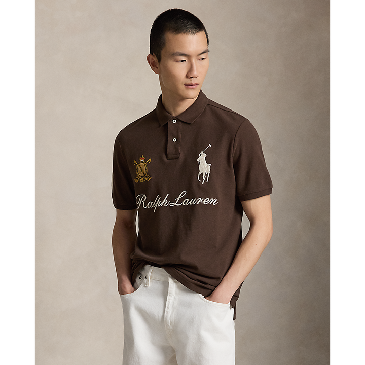 PRL Classic Fit Big Pony Mesh Polo Shirt/Polo majica 710B20009002
