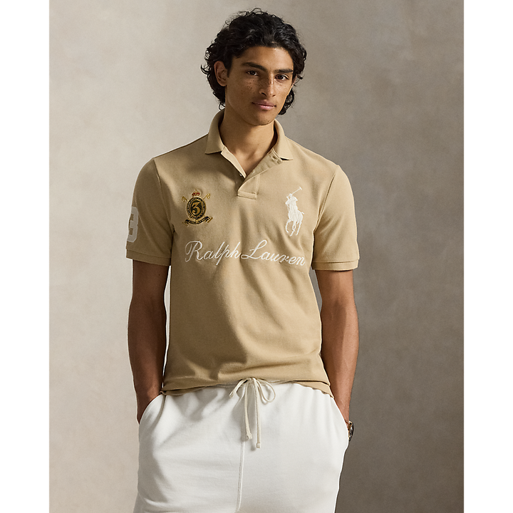 PRL Classic Fit Big Pony Mesh Polo Shirt/Polo majica 710B20009003