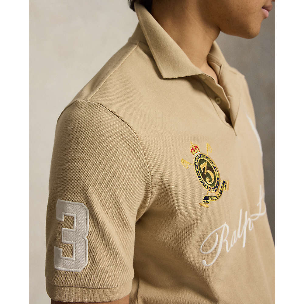 PRL Classic Fit Big Pony Mesh Polo Shirt/Polo majica 710B20009003