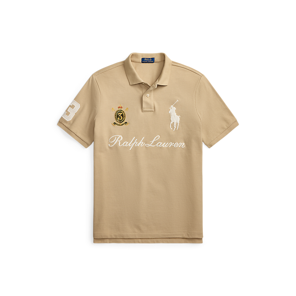 PRL Classic Fit Big Pony Mesh Polo Shirt/Polo majica 710B20009003