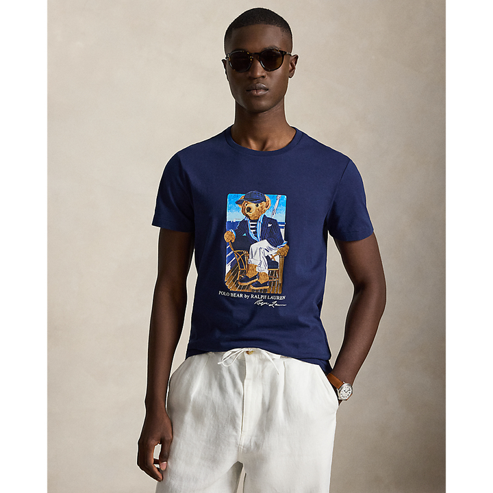 PRL Custom Slim Fit Polo Bear T-Shirt/Majica 710B21964001