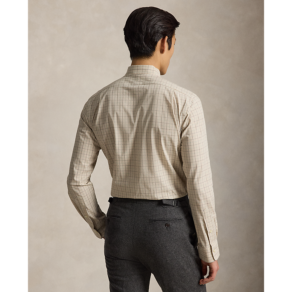 PRL Custom Fit Checked Stretch Poplin Shirt/Košulja 710B22586001