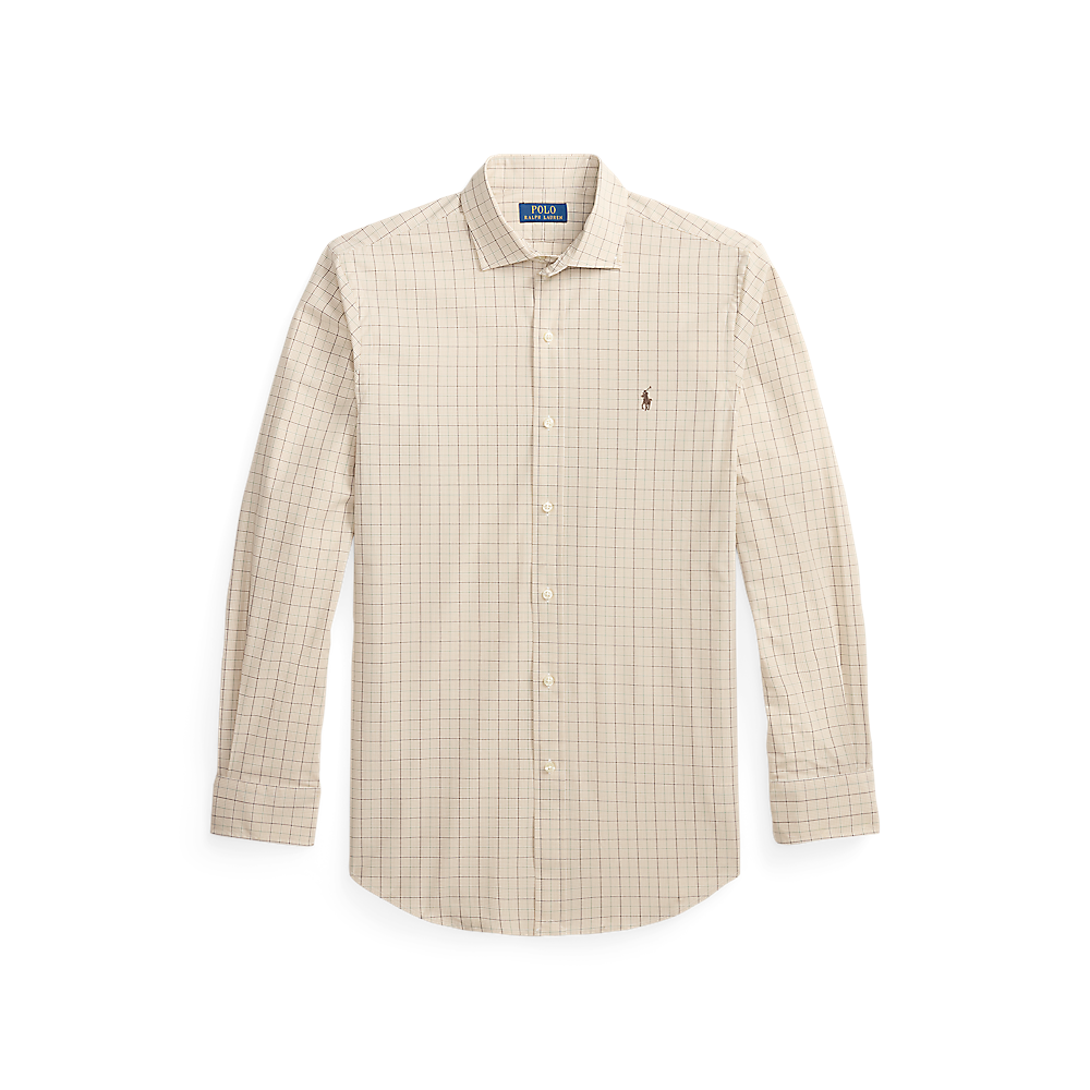 PRL Custom Fit Checked Stretch Poplin Shirt/Košulja 710B22586001