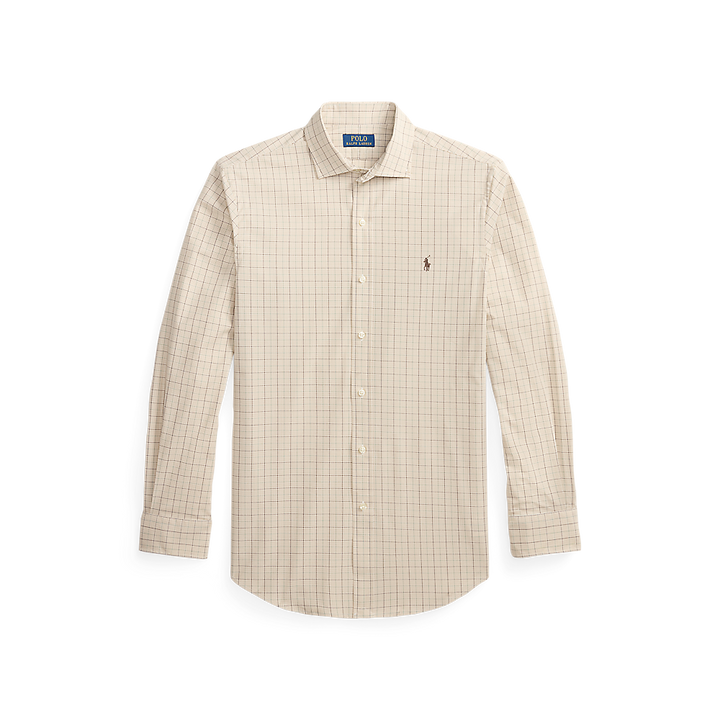 PRL Custom Fit Checked Stretch Poplin Shirt/Košulja 710B22586001