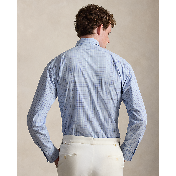 PRL Custom Fit Plaid Stretch Poplin Shirt/Košulja 710B22587001