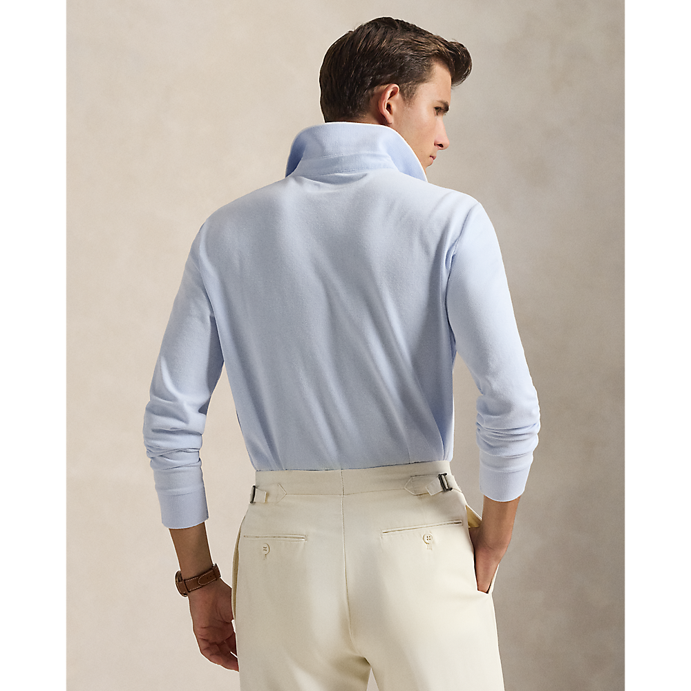 PRL Custom Slim Fit Stretch Oxford Mesh Polo/Polo majica 710P03707002
