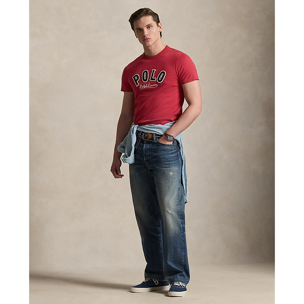 PRL  Custom Slim Fit Western-Logo T-Shirt/ Majica 710P07349002