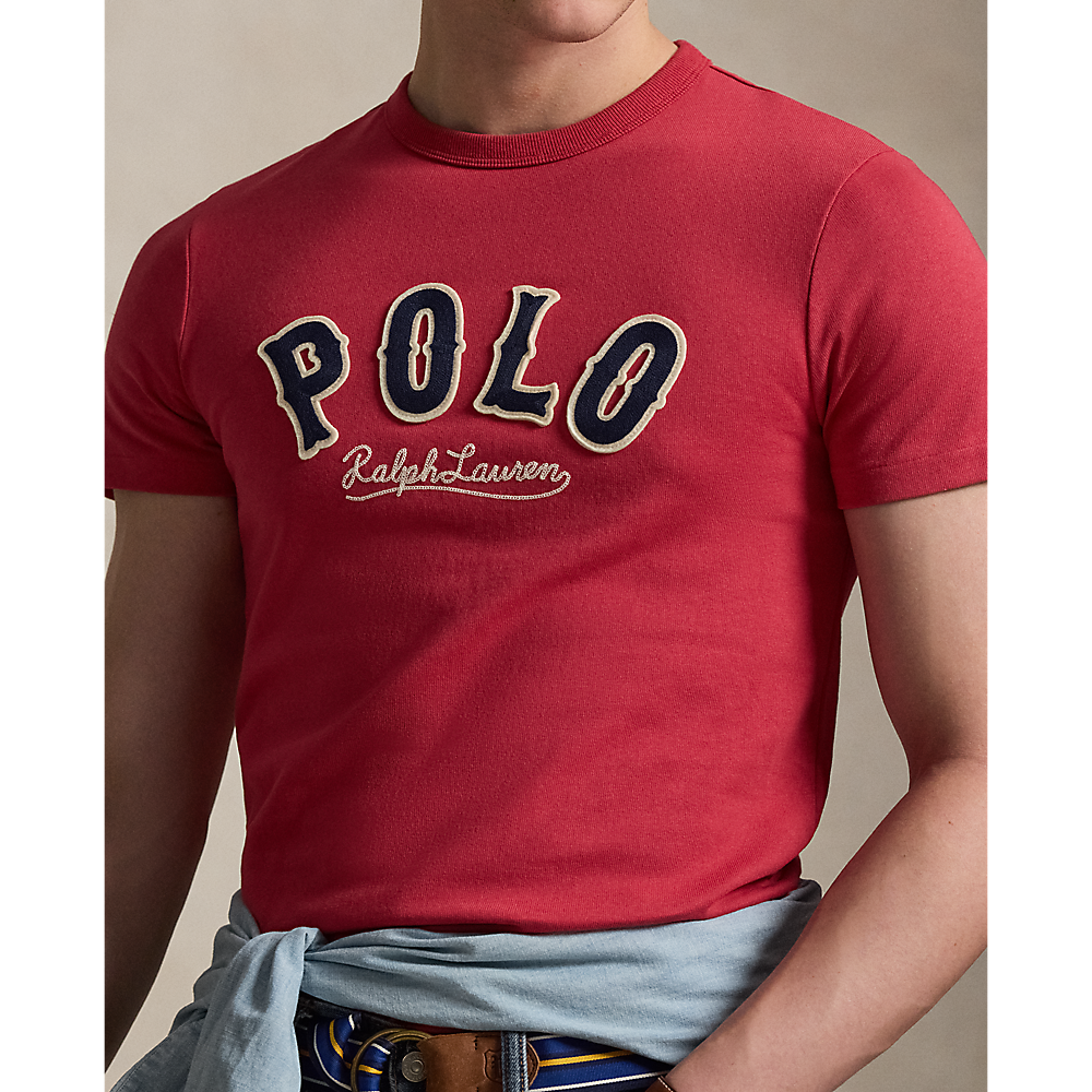 PRL  Custom Slim Fit Western-Logo T-Shirt/ Majica 710P07349002