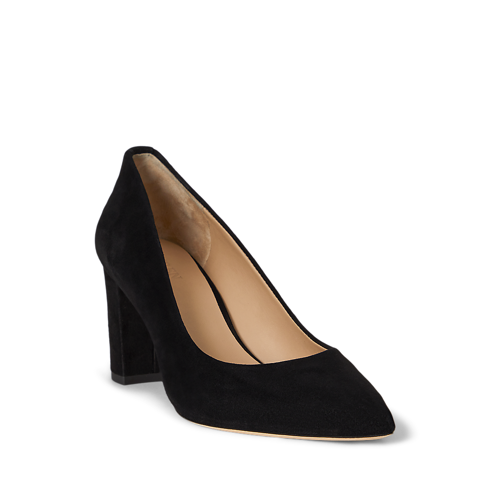 LRL Lanette Suede Block-Heel Pump/Cipele 802967743001
