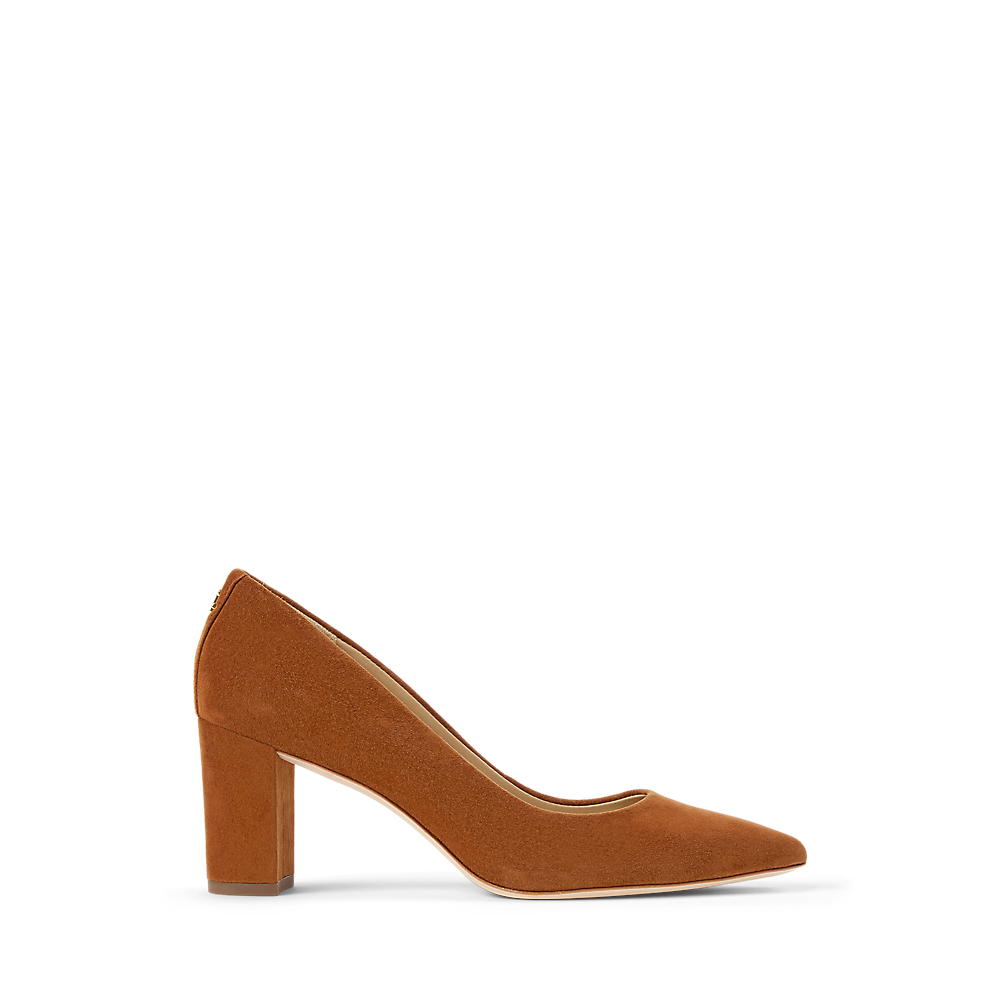 LRL Lanette Suede Block-Heel Pump/Cipele 802967743002