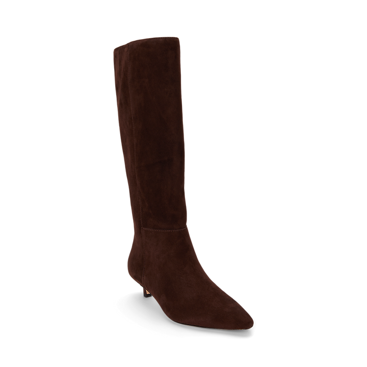 LRL Francesca Sheep-Suede Tall Boot Heel/Čizme 802P15726002