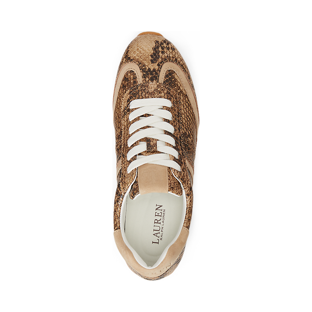 LRL Dani Python-Embossed Low-Profile Sneaker/Tenisice 802P15838001
