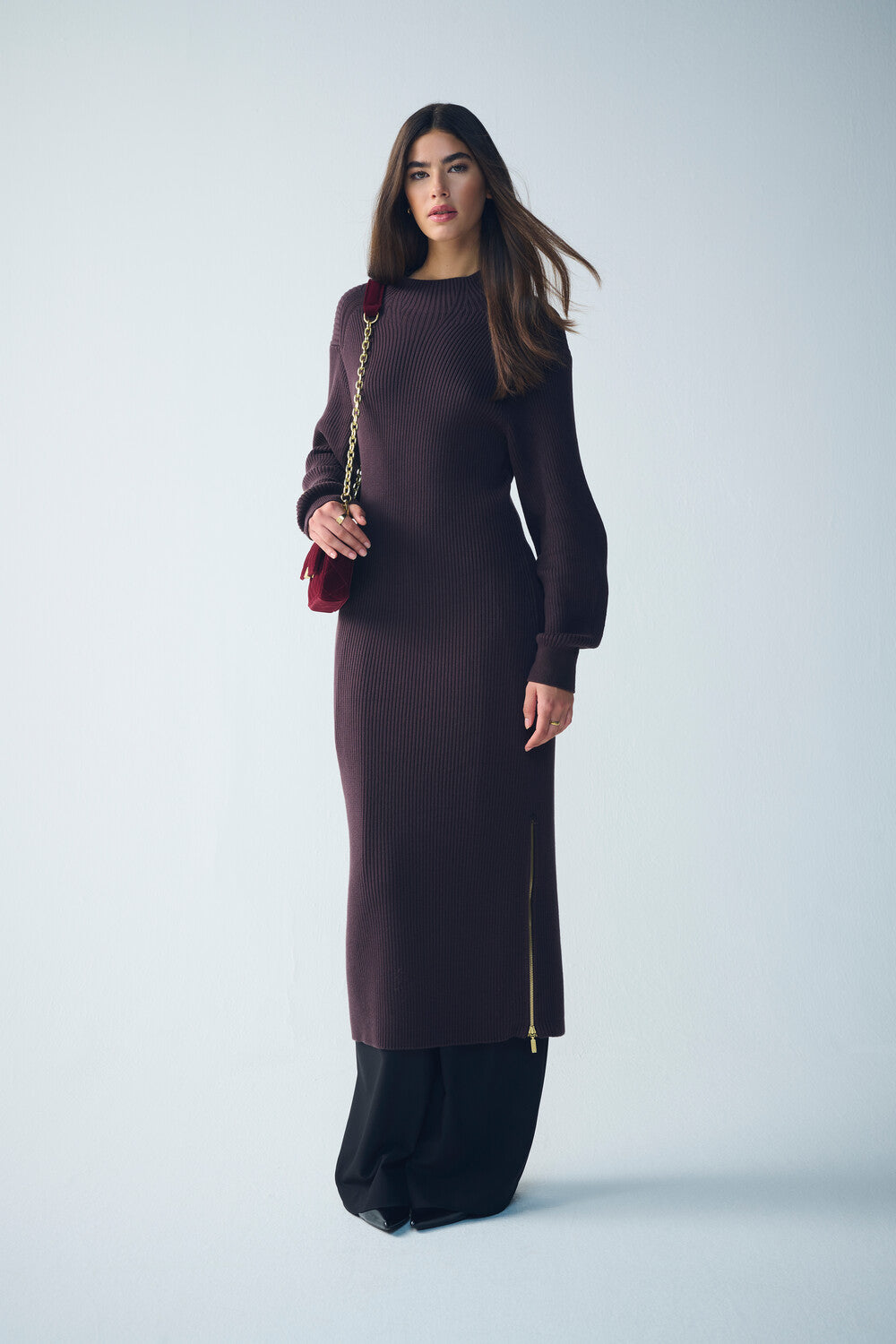 B.Intl Kaia Knit Midi Dress/Haljina LDR0952