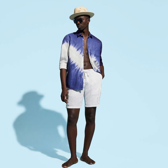 Vilebrequin Linen Garment Dyed/Bermude BAIU3U01