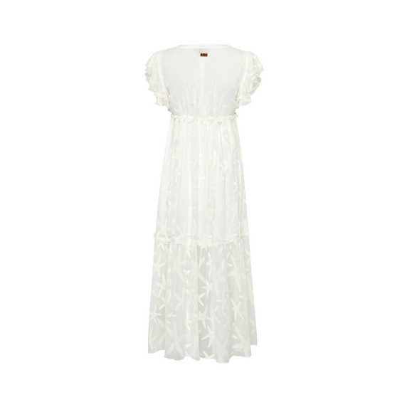 Vilebrequin Long Transparent Silk Starfish dress/Haljina BILCW502