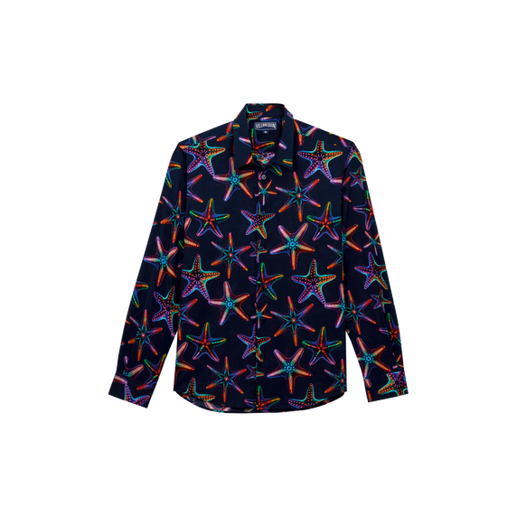 Vilebrequin Unisex Organic Cotton Shirt Disco Stars/Košulja CCACV207