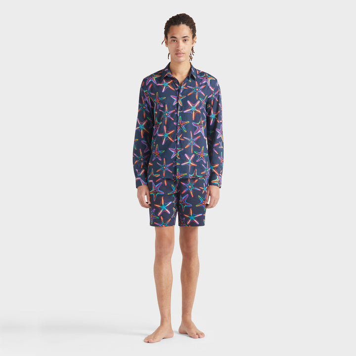 Vilebrequin Unisex Organic Cotton Shirt Disco Stars/Košulja CCACV207