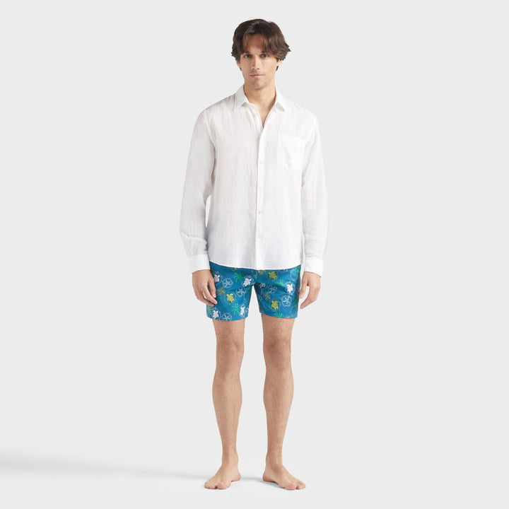 Vilebrequin Linen and Cotton Shirt Solid/Košulja CRSCV337