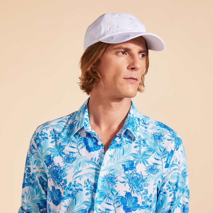 Vilebrequin Embroidered Cap Turtles All Over/Kapa CTLC4493