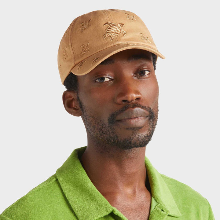 Vilebrequin Embroidered Cap Turtles All Over/Kapa CTLC4493