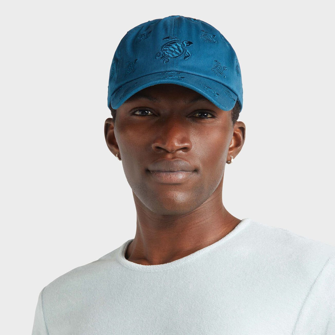 Vilebrequin Embroidered Cap Turtles All Over/Kapa CTLC4493