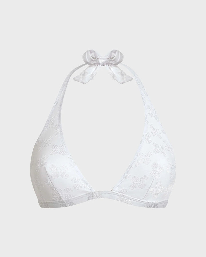 Vilebrequin Halter Bikini Top Turtle Monogram Jacquard/Kupaći Kostim-Gornji Dio FLCEG437