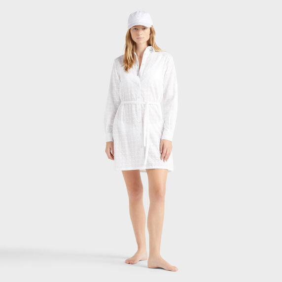 Vilebrequin Cotton Shirt Dress Broderie Anglaise/Haljina FNCCV550