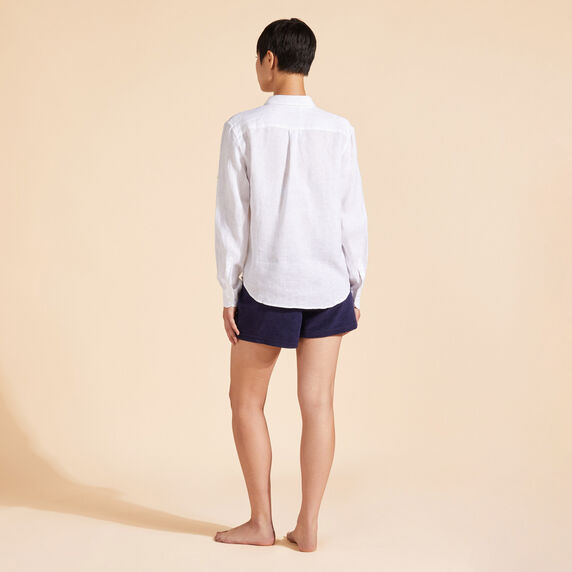 Vilebrequin Long Sleeves Linen Shirt Solid/Košulja FONU3U00