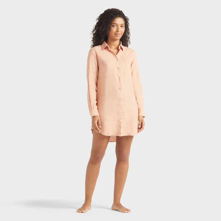Vilebrequin Linen Shirt Dress Solid/Košulja FRGH9U10