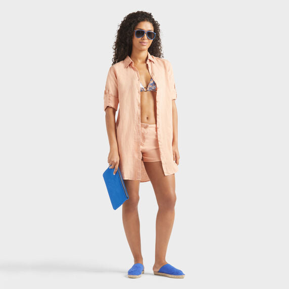 Vilebrequin Linen Shirt Dress Solid/Košulja FRGH9U10