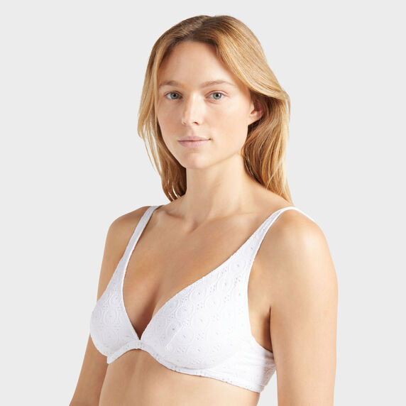 Vilebrequin Underwire Bikini Top Broderie Anglaise/Kupaći kostim-Gornji dio FTFCG274