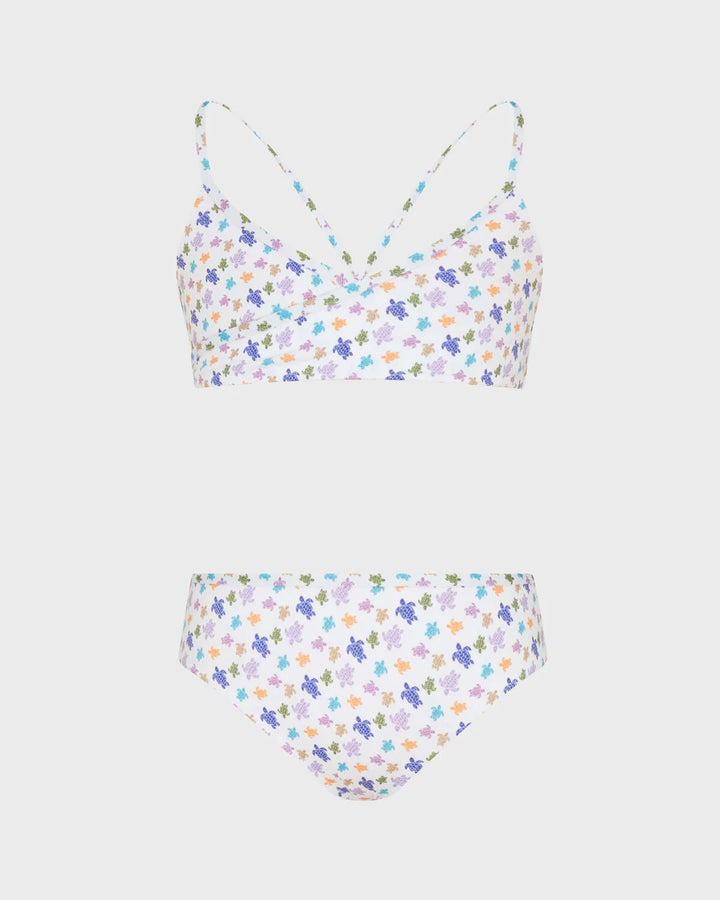 Vilebrequin Girls Two pieces Swimsuit Micro Ronde des Tortues/Dječji kupaći kostim GGIEH139