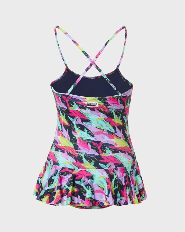 Vilebrequin One-piece Swimsuit Whales Offset /Dječji kupaći kostim GLYEH115