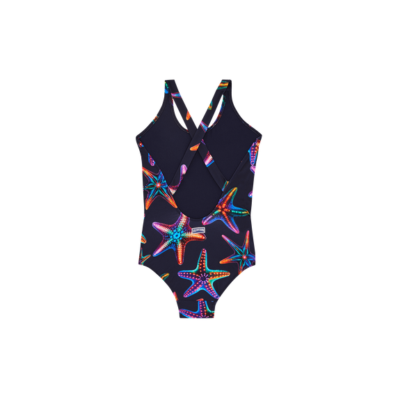 Vilebrequin Cross-Back One-piece Swimsuit Disco Stars/Kupaći kostim za djevojčice GNXCH107