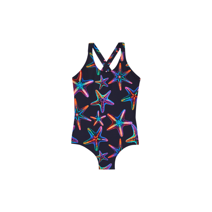 Vilebrequin Cross-Back One-piece Swimsuit Disco Stars/Kupaći kostim za djevojčice GNXCH107