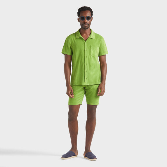 Vilebrequin Terry Bowling Shirt Solid/Košulja HARC3Q02