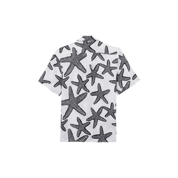 Vilebrequin Linen Bowling Shirt Starlettes/Košulja HARCU202