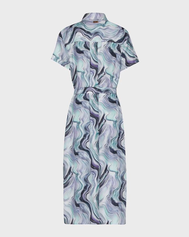Vilebrequin Silk Long Shirt Dress Marble/Haljina IALEW226