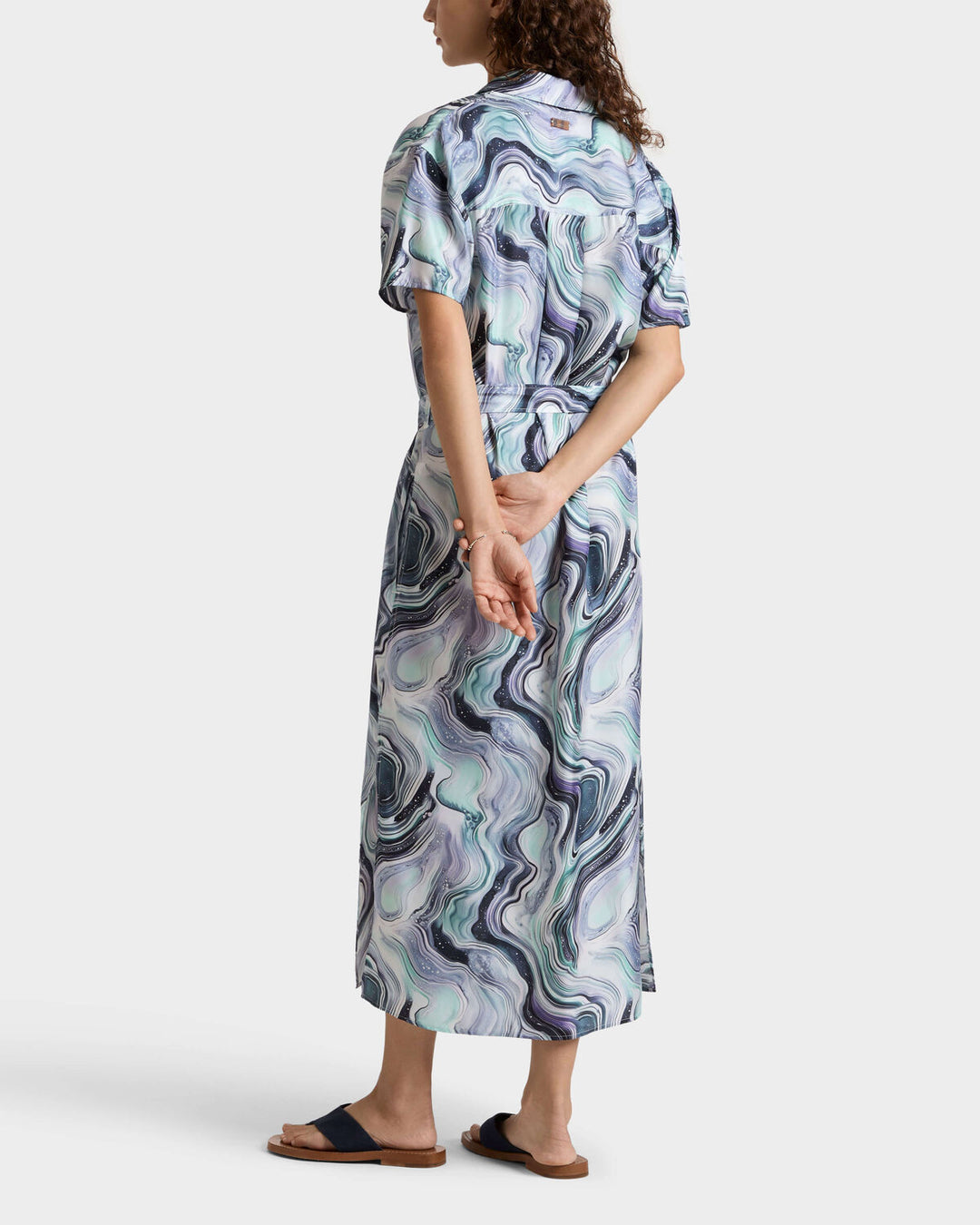 Vilebrequin Silk Long Shirt Dress Marble/Haljina IALEW226
