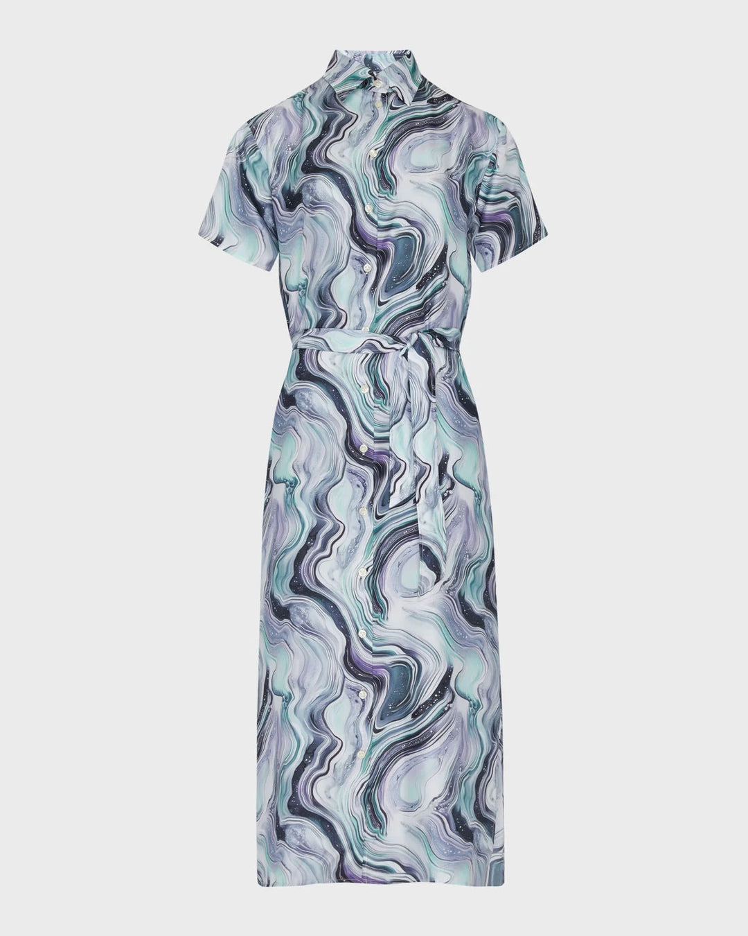Vilebrequin Silk Long Shirt Dress Marble/Haljina IALEW226
