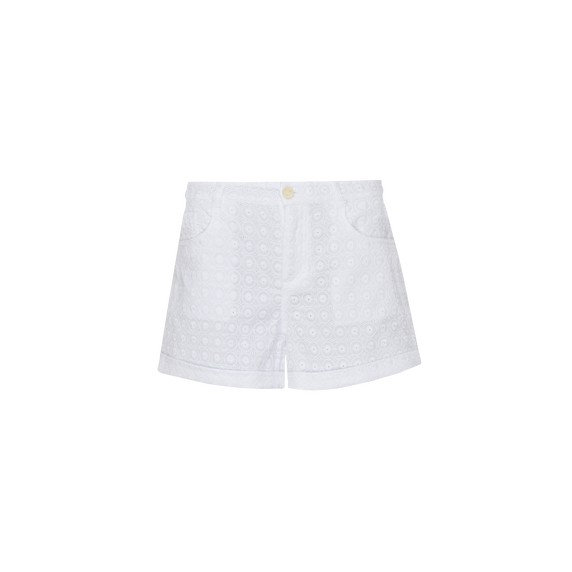 Vilebrequin Cotton Bermuda Shorts Broderie Anglaise/Bermude ICTCV550